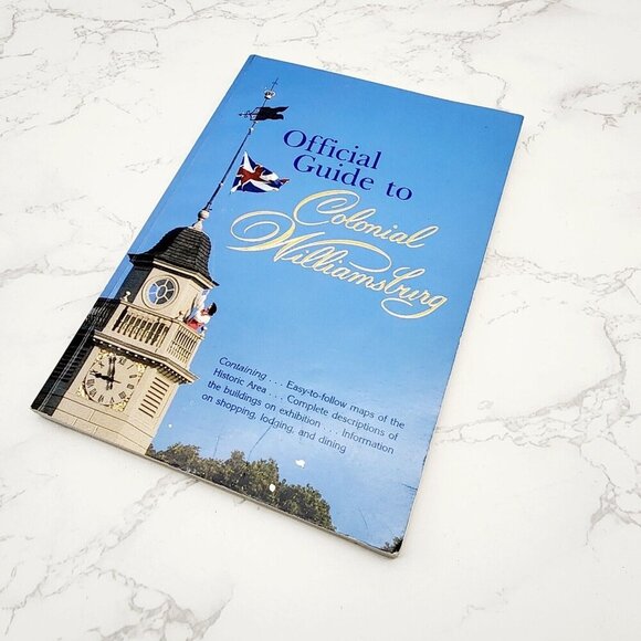 Official Guide To Colonial Williamsburg by Michael Olmert 1985 PB Book Maps - Picture 9 of 10